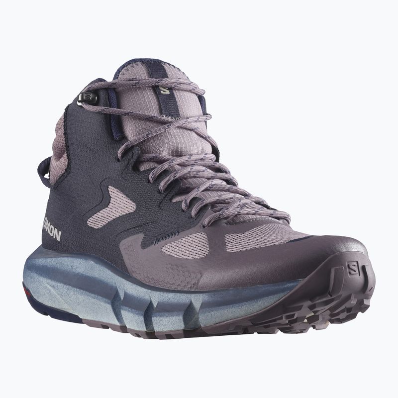 Scarponi da trekking da donna Salomon Predict Hike Mid GTX quaglia/cielo notturno/astral aura 11
