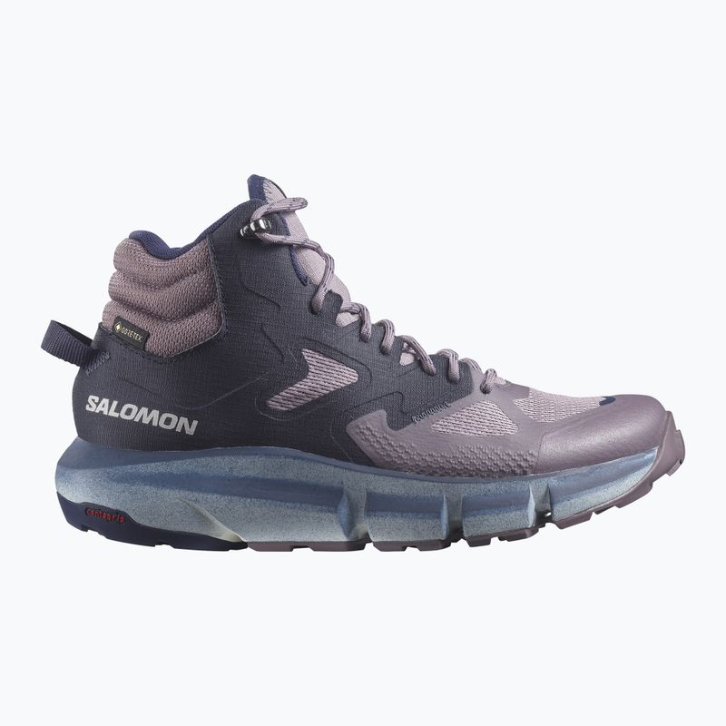Scarponi da trekking da donna Salomon Predict Hike Mid GTX quaglia/cielo notturno/astral aura 12