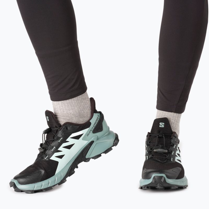 Scarpe da corsa da donna Salomon Supercross 4 GTX nero/trecciolino/yucca 18