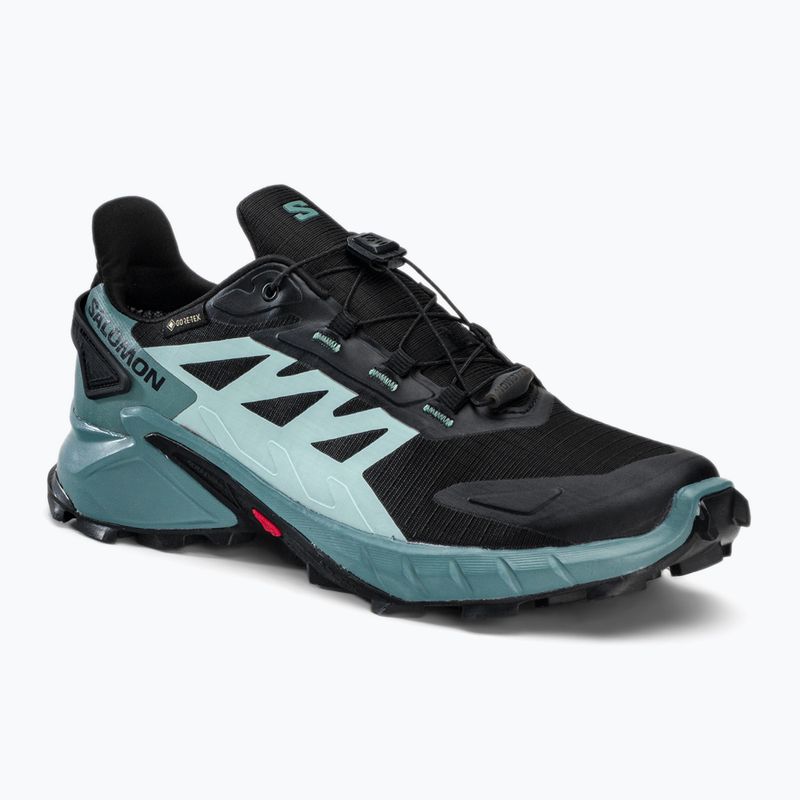 Scarpe da corsa da donna Salomon Supercross 4 GTX nero/trecciolino/yucca