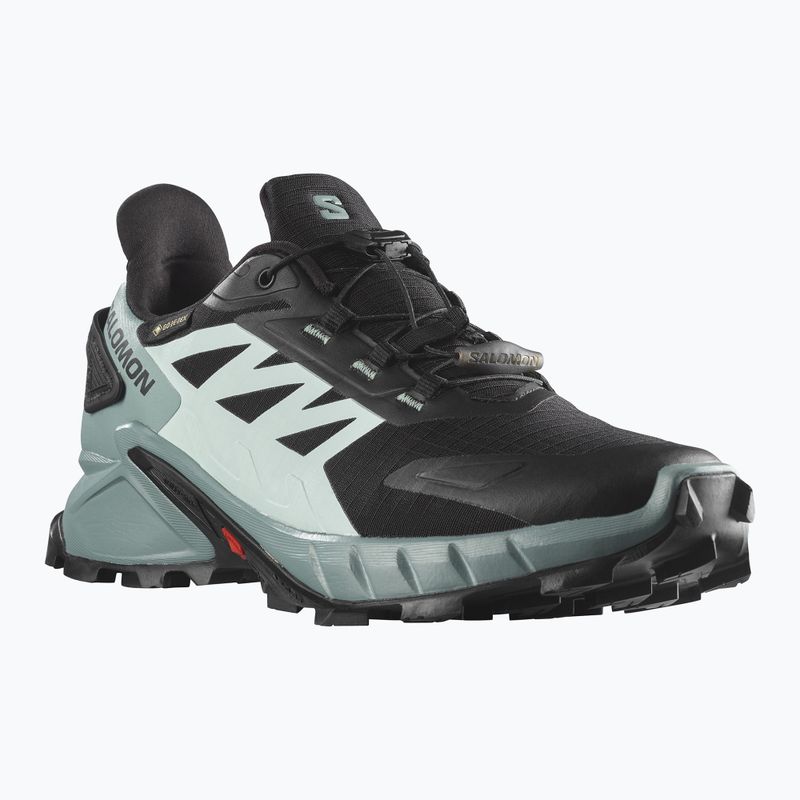 Scarpe da corsa da donna Salomon Supercross 4 GTX nero/trecciolino/yucca 12