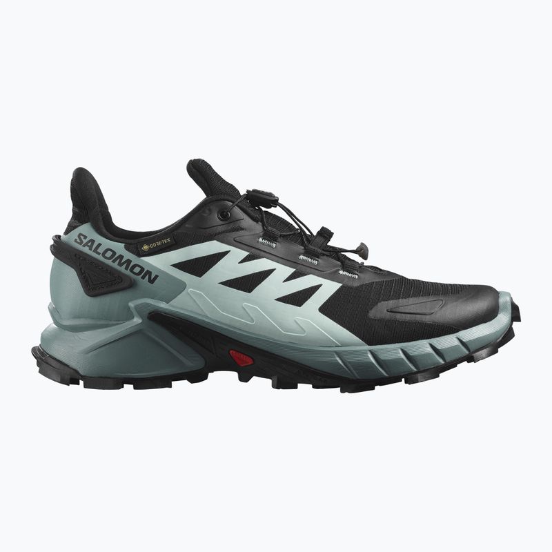 Scarpe da corsa da donna Salomon Supercross 4 GTX nero/trecciolino/yucca 13