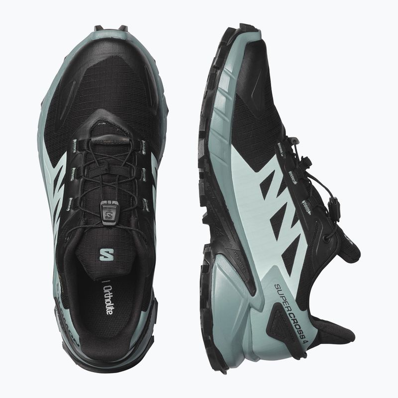 Scarpe da corsa da donna Salomon Supercross 4 GTX nero/trecciolino/yucca 16