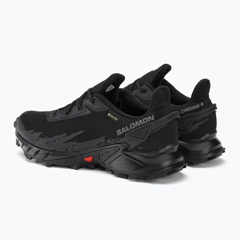 Scarpe da corsa da uomo Salomon Alphacross 4 GTX nero 3