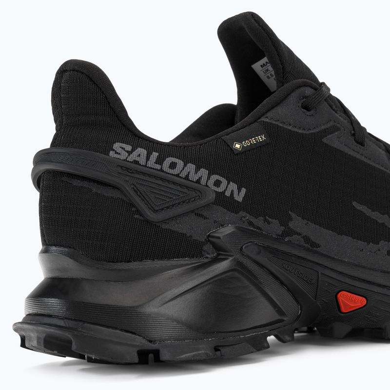 Scarpe da corsa da uomo Salomon Alphacross 4 GTX nero 8