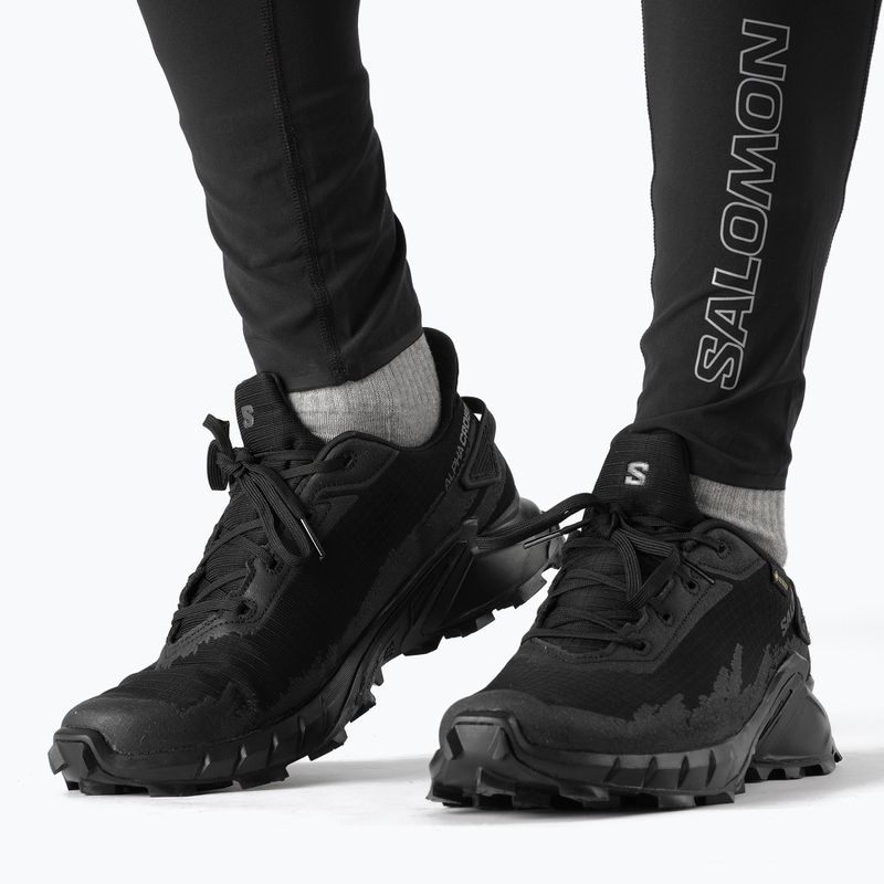 Scarpe da corsa da uomo Salomon Alphacross 4 GTX nero 17