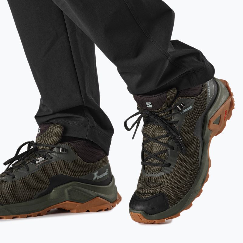 Scarpe da trekking da uomo Salomon X Reveal Chukka CSWP 2 torba/nero/gomma8 15