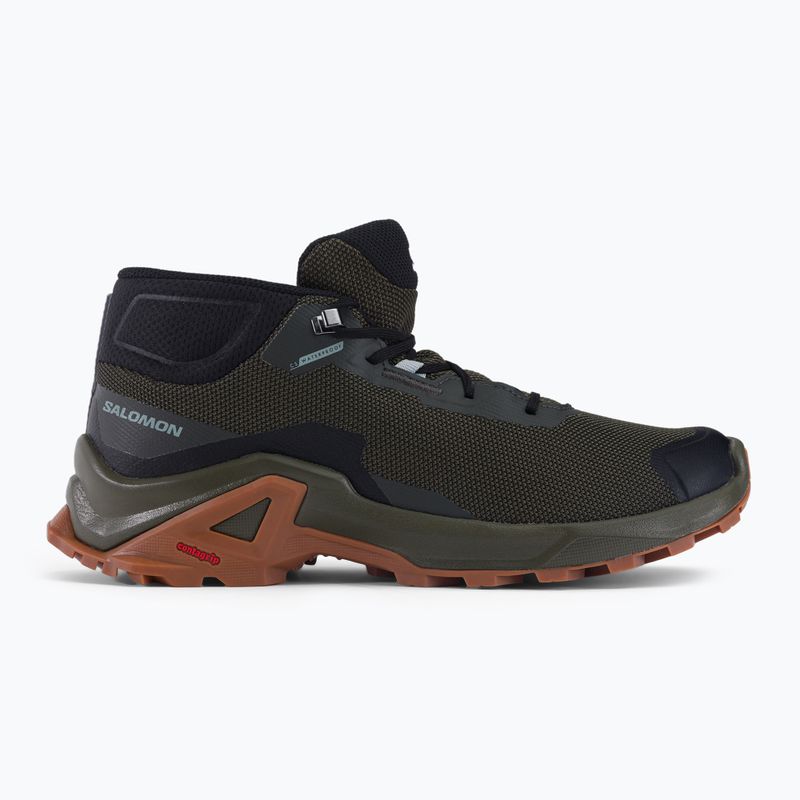 Scarpe da trekking da uomo Salomon X Reveal Chukka CSWP 2 torba/nero/gomma8 2
