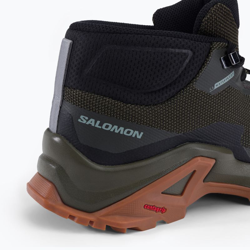 Scarpe da trekking da uomo Salomon X Reveal Chukka CSWP 2 torba/nero/gomma8 7