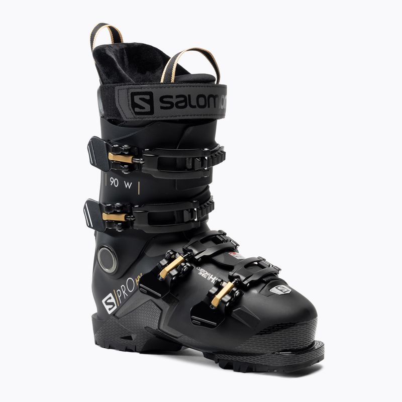 Scarponi da sci da donna Salomon S Pro HV 90 W GW nero/belluga/golden glaw