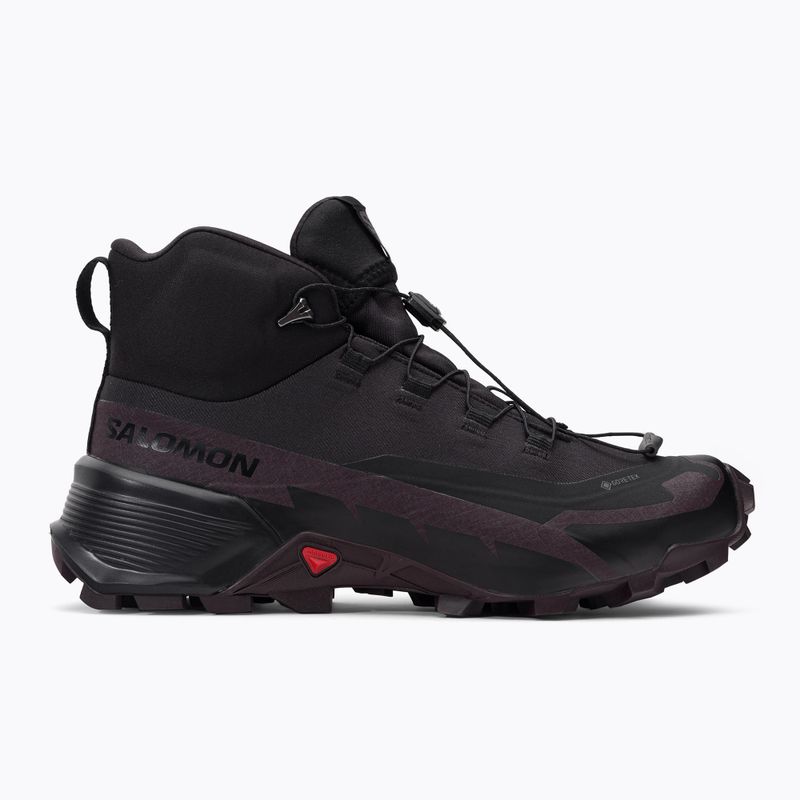 Scarpe da trekking da donna Salomon Cross Hike MID GTX 2 nero/cioccolato prugna/nero 2