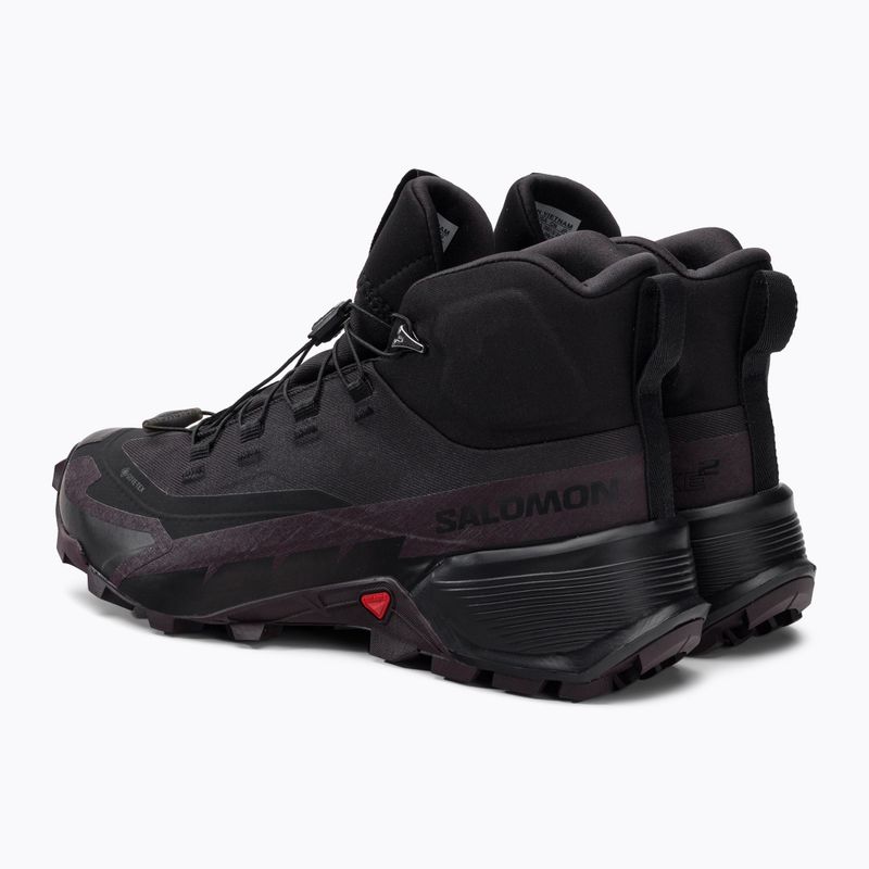 Scarpe da trekking da donna Salomon Cross Hike MID GTX 2 nero/cioccolato prugna/nero 3
