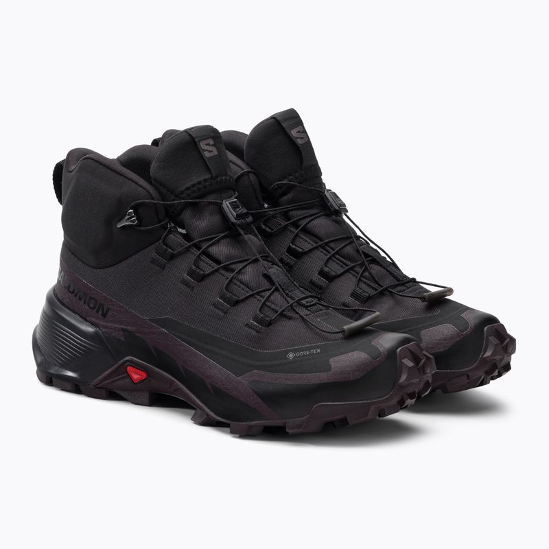 Scarpe da trekking da donna Salomon Cross Hike MID GTX 2 nero/cioccolato prugna/nero 4