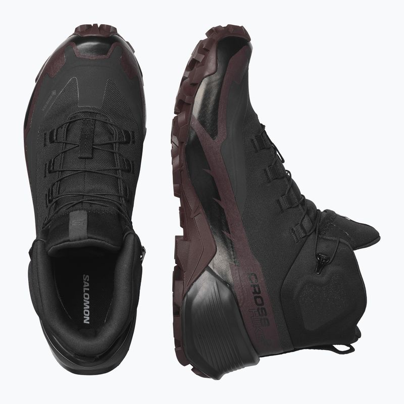 Scarpe da trekking da donna Salomon Cross Hike MID GTX 2 nero/cioccolato prugna/nero 15