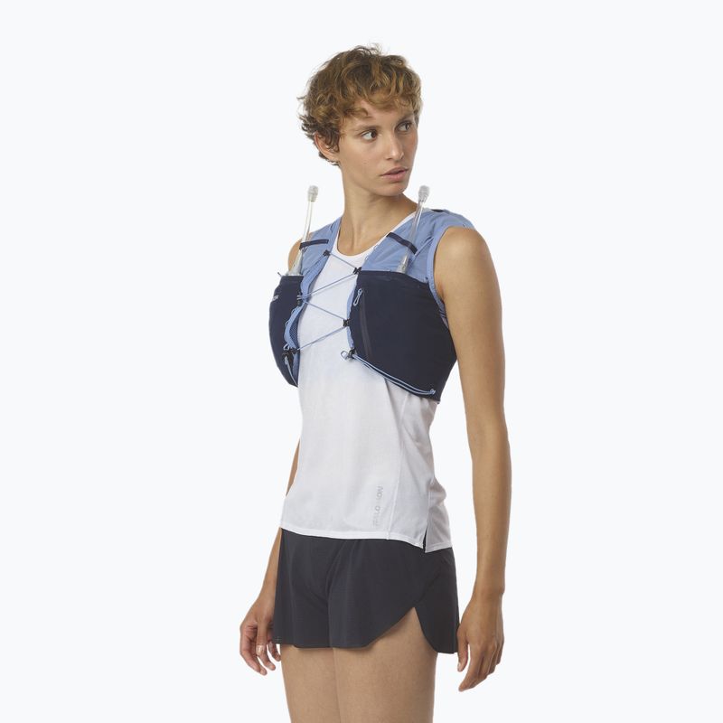 Gilet da corsa da donna Salomon ADV Skin 5W set eanglish manor/nero 5