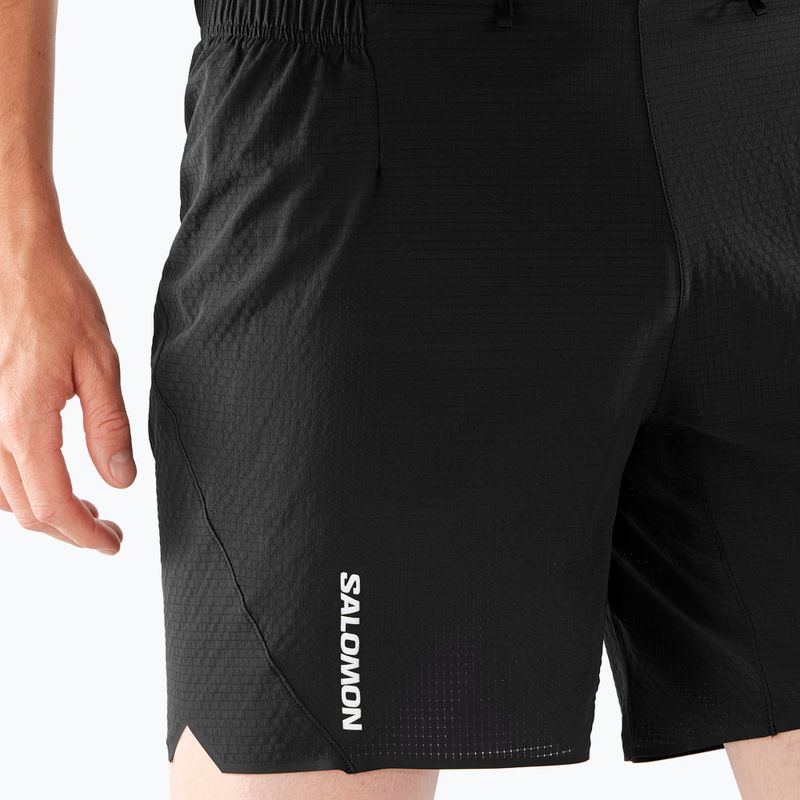 Pantaloncini da corsa Salomon Sense Aero 7'' uomo nero profondo 3