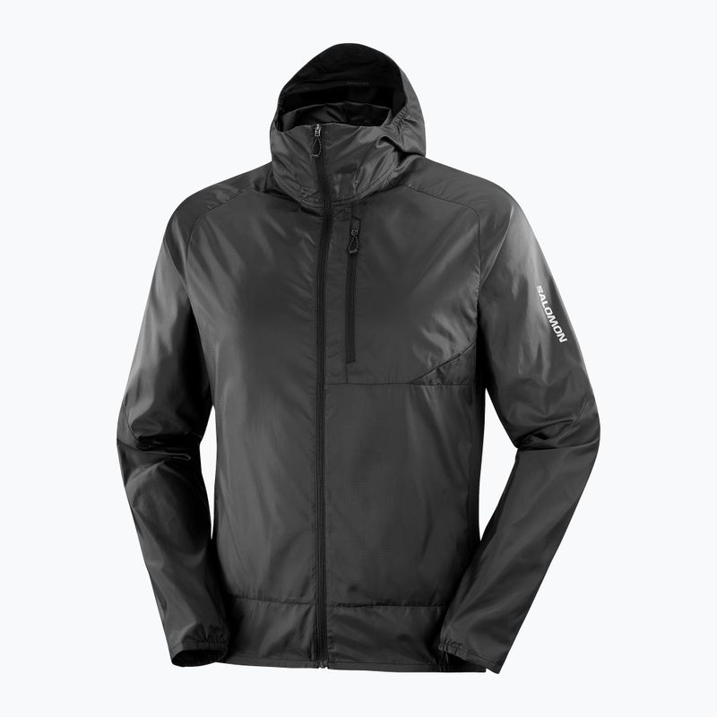 Giacca da corsa Salomon Cross Wind nero profondo da uomo 4