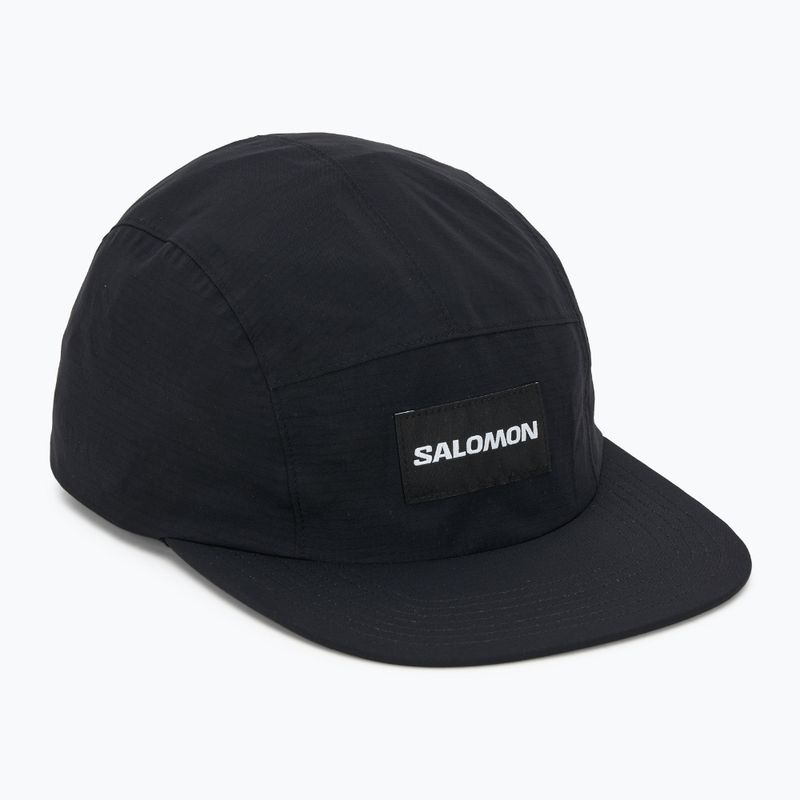 Cappellino da donna con visiera Salomon Bonatti WP 5 Panel nero profondo