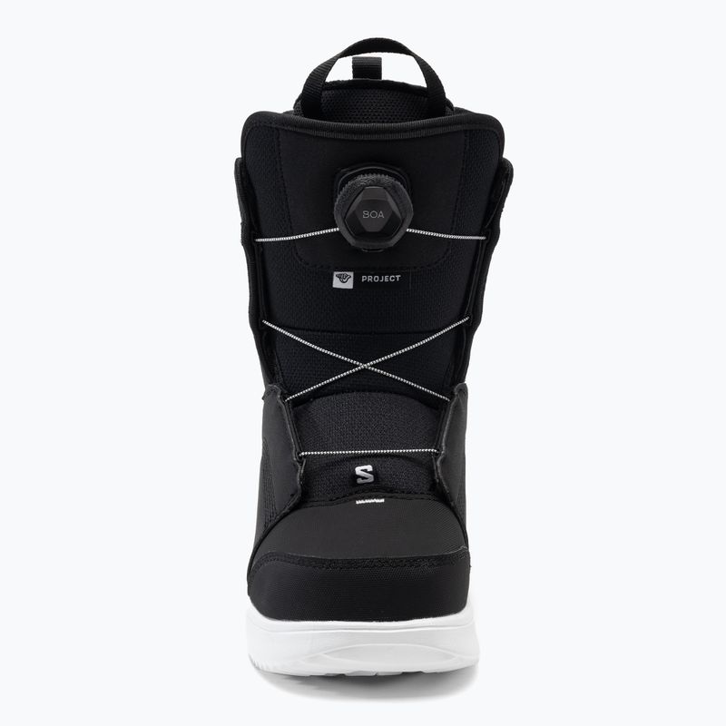 Scarponi da snowboard per bambini Salomon Project Boa nero/bianco 3