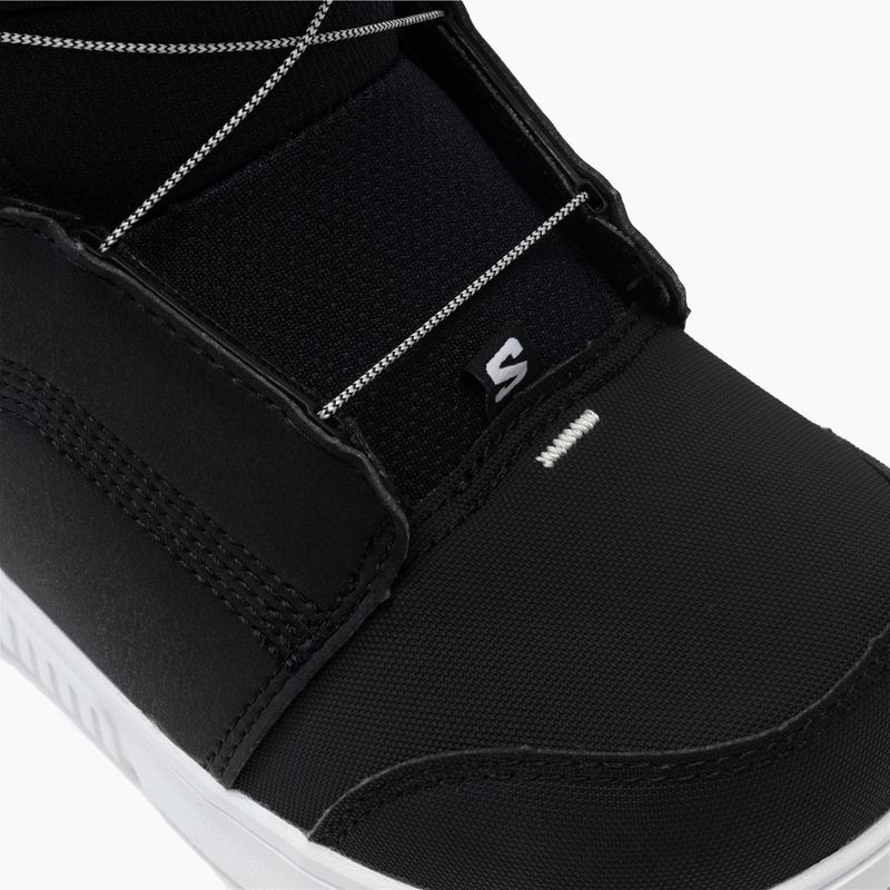 Scarponi da snowboard per bambini Salomon Project Boa nero/bianco 6
