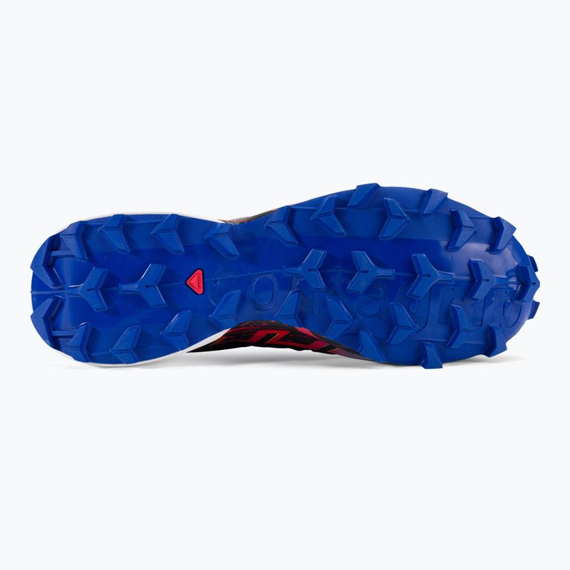 Scarpe da corsa da uomo Salomon Speedcross 6 GTX Blue fire black/surf the web/safety yellow 8
