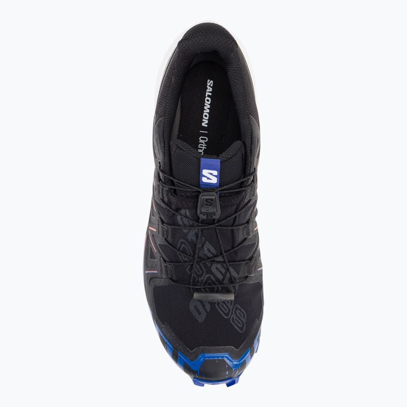 Scarpe da corsa da uomo Salomon Speedcross 6 GTX Blue fire black/surf the web/safety yellow 9