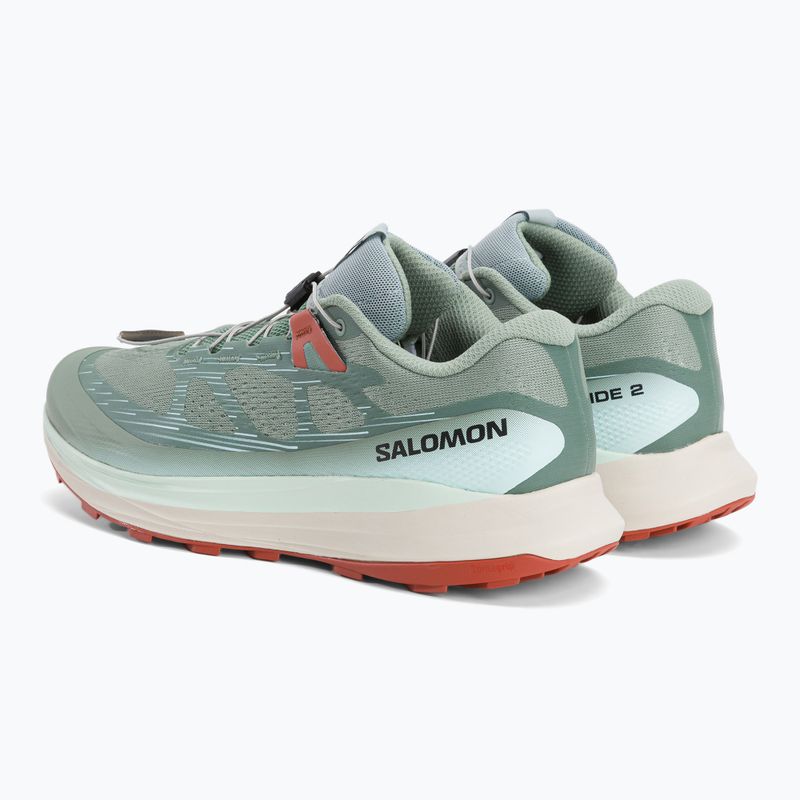 Scarpe da corsa da uomo Salomon Ultra Glide 2 lily pad/bleaaq/hots 3