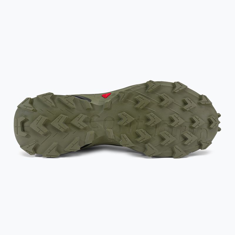 Salomon Supercross 4 scarpe da corsa uomo olvnig/grigio muschio/nero 7