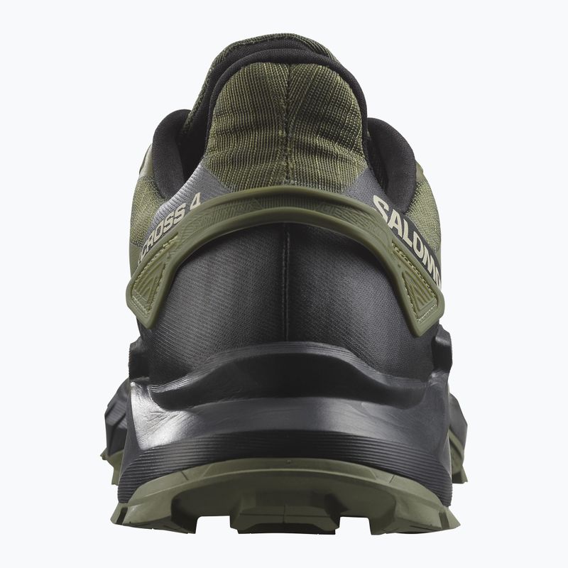 Salomon Supercross 4 scarpe da corsa uomo olvnig/grigio muschio/nero 9