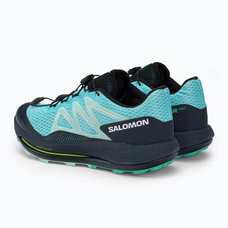 Salomon Pulsar Trail scarpe da corsa da donna blra/carbon/yucc 5