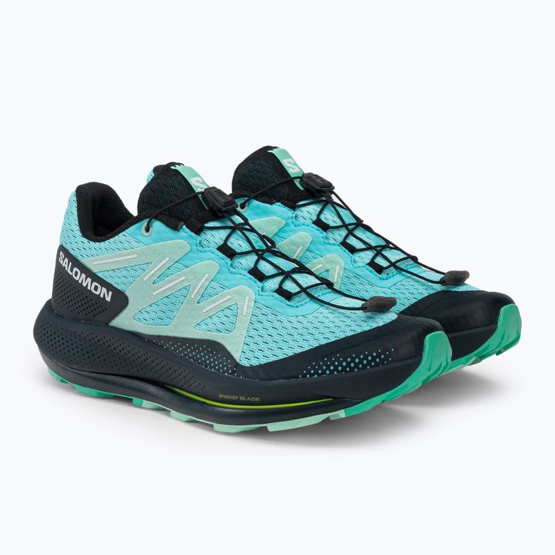 Salomon Pulsar Trail scarpe da corsa da donna blra/carbon/yucc 6