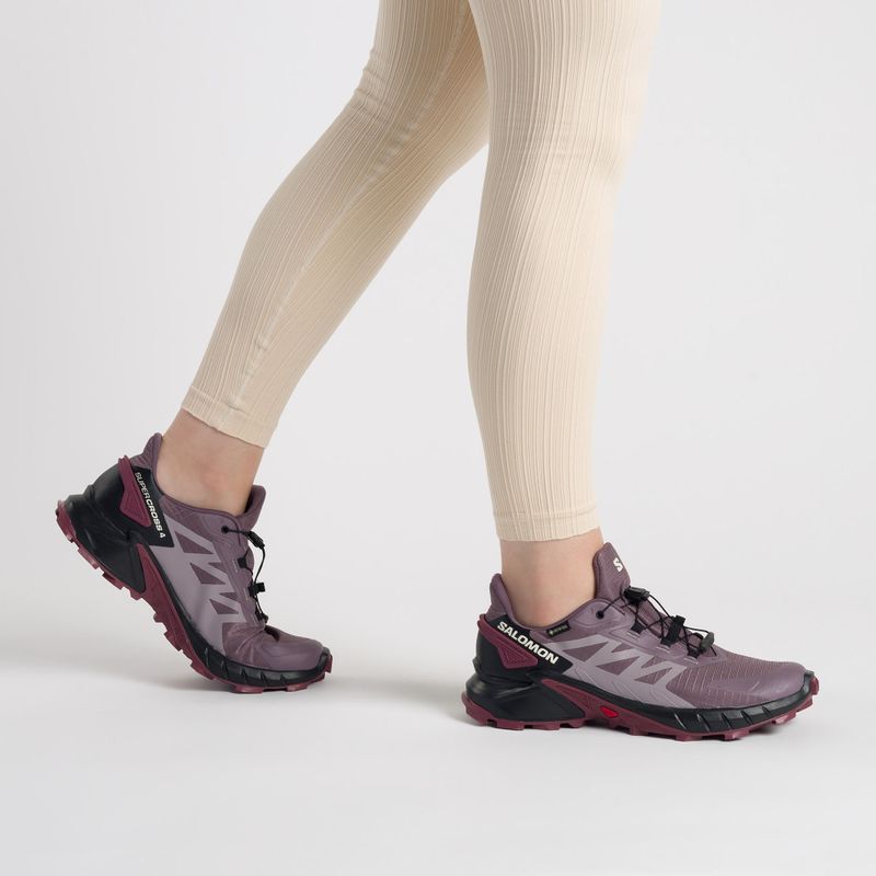 Salomon Supercross 4 GTX scarpe da corsa da donna moonscape/nero 2