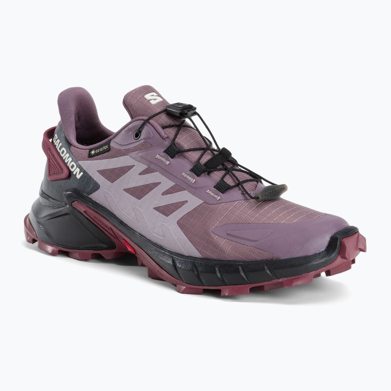 Salomon Supercross 4 GTX scarpe da corsa da donna moonscape/nero