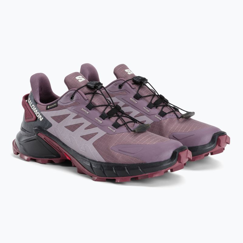 Salomon Supercross 4 GTX scarpe da corsa da donna moonscape/nero 6