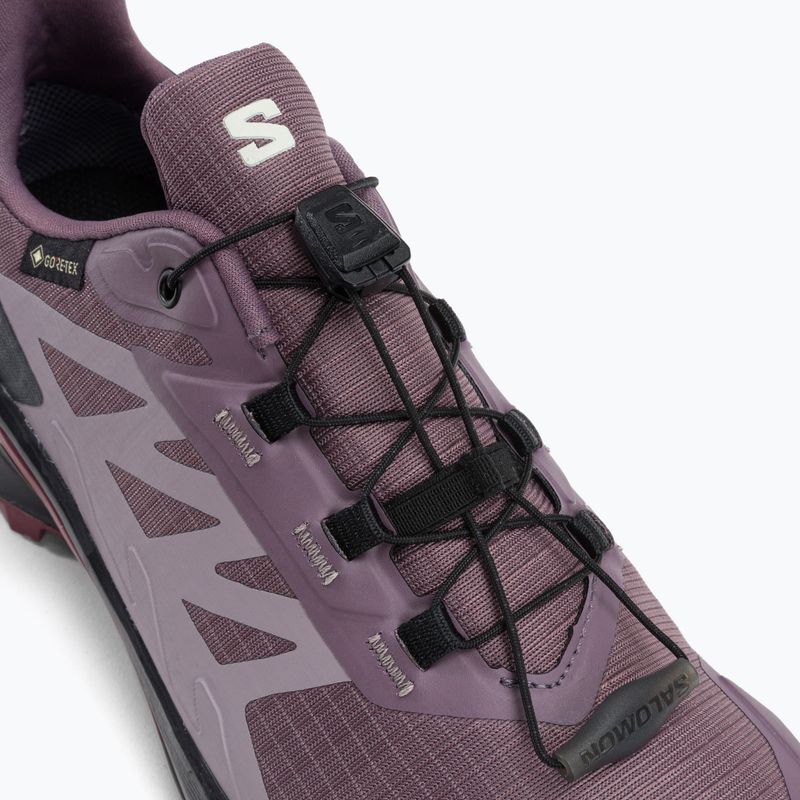Salomon Supercross 4 GTX scarpe da corsa da donna moonscape/nero 9