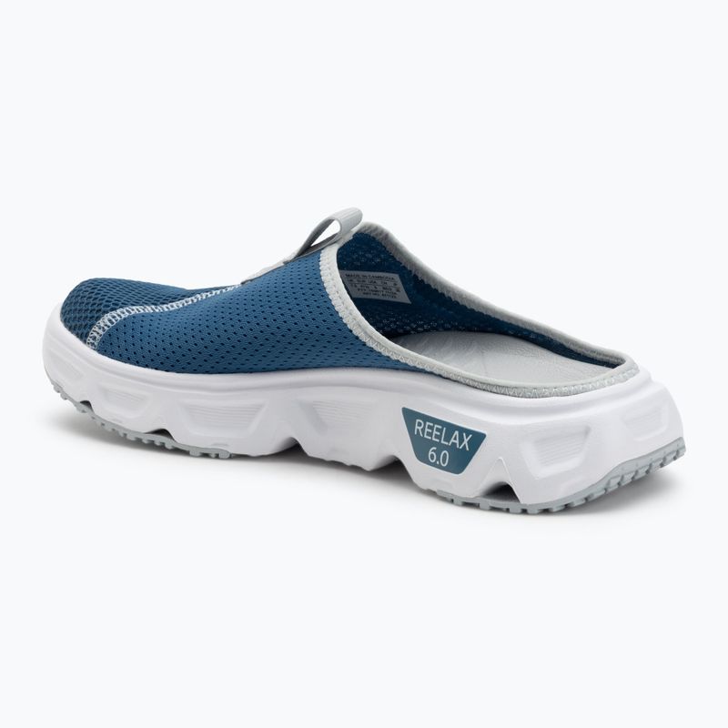 Salomon Reelax Slide 6.0 infradito uomo blu cenere/bianco/perla 3