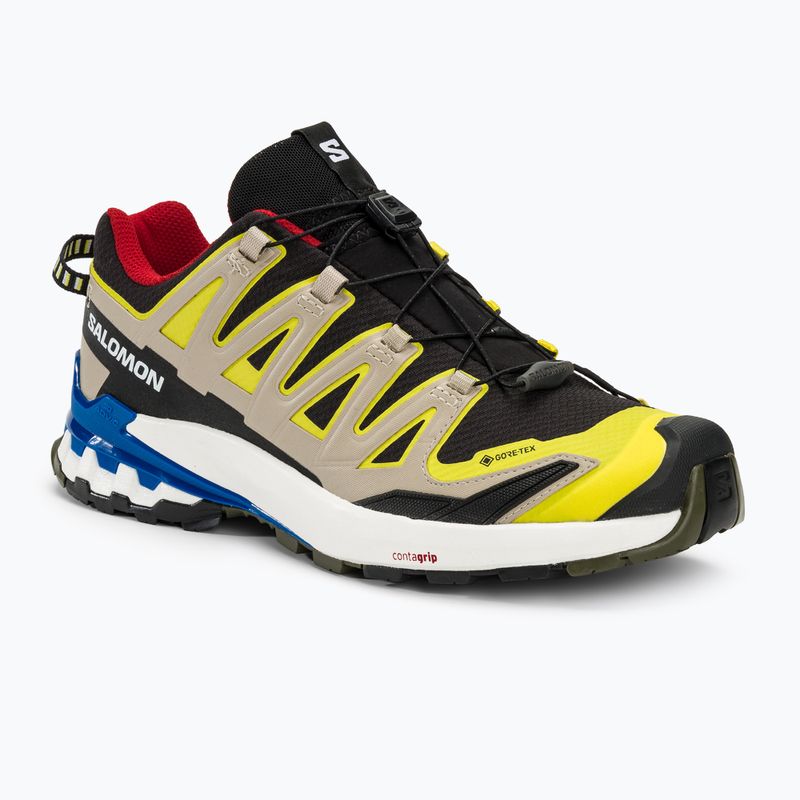 Salomon XA Pro 3D V9 GTX scarpe da corsa uomo nero/burro /lapis