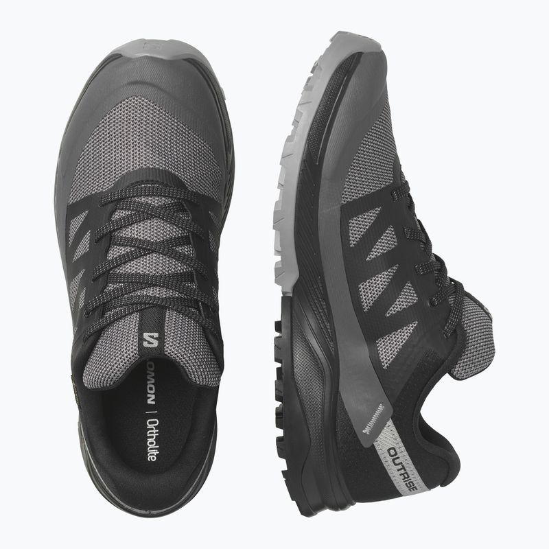 Stivali da trekking da donna Salomon Outrise GTX nero/magnete/gullone 15