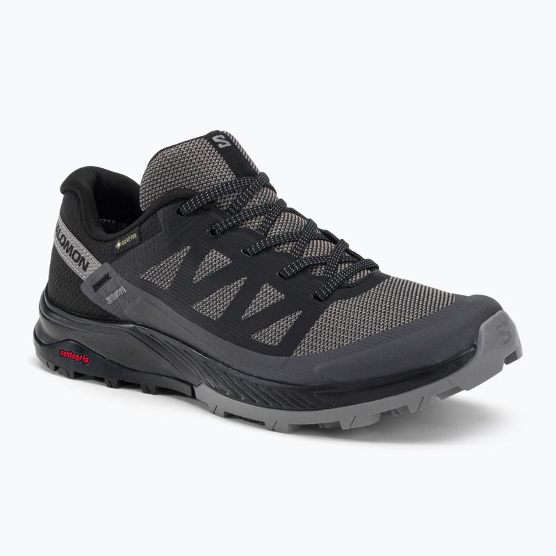 Stivali da trekking da donna Salomon Outrise GTX nero/magnete/gullone