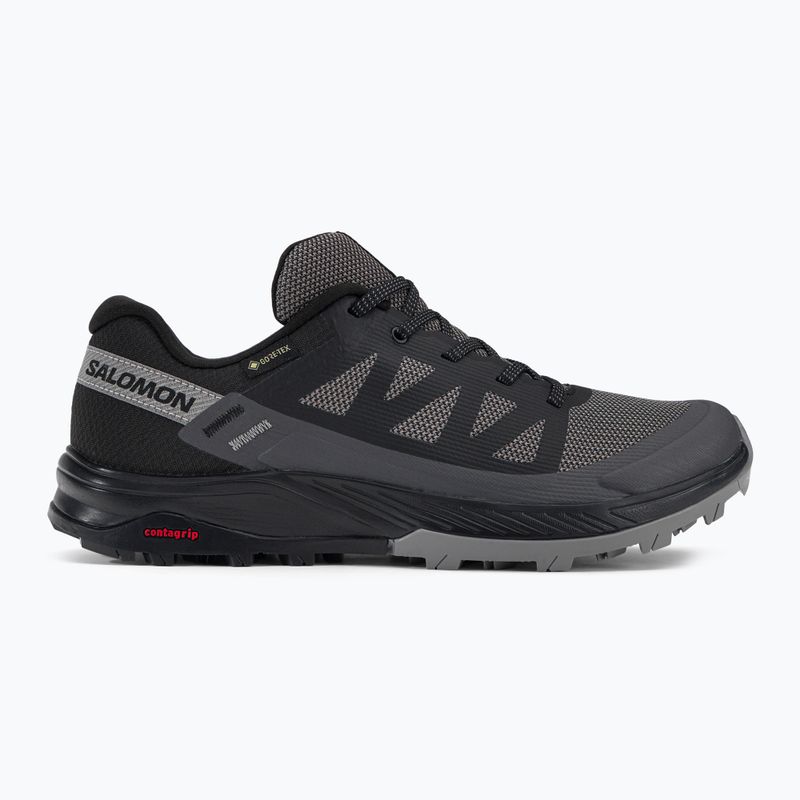 Stivali da trekking da donna Salomon Outrise GTX nero/magnete/gullone 2