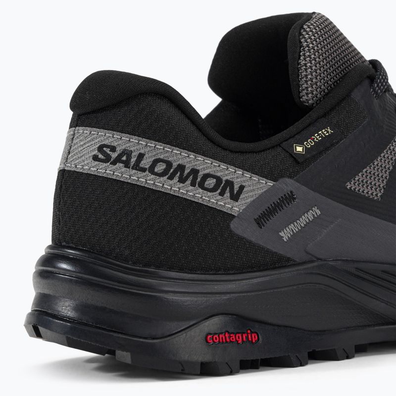 Stivali da trekking da donna Salomon Outrise GTX nero/magnete/gullone 8