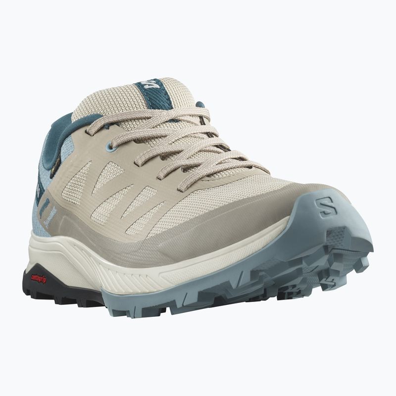 Stivali da trekking da donna Salomon Outrise GTX grigio piuma/bl/starg 11