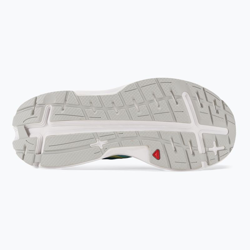 Scarpe da corsa da uomo Salomon Aero Glide blue ashes/dark sapphire/sunny lime 5