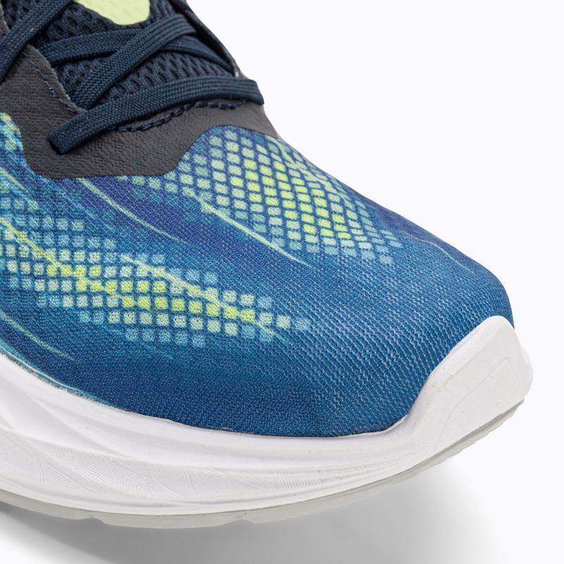 Scarpe da corsa da uomo Salomon Aero Glide blue ashes/dark sapphire/sunny lime 7