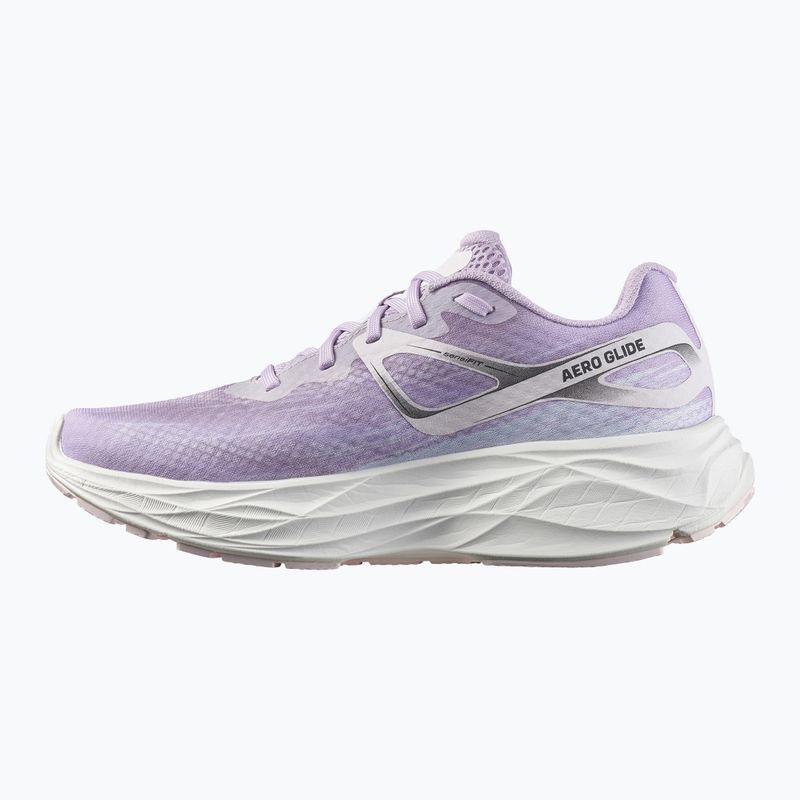 Scarpe da corsa da donna Salomon Aero Glide orchid bloom/rosa culla/bianco 12