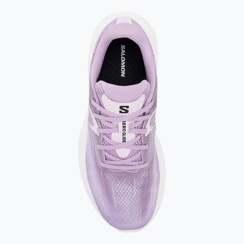 Scarpe da corsa da donna Salomon Aero Glide orchid bloom/rosa culla/bianco 6
