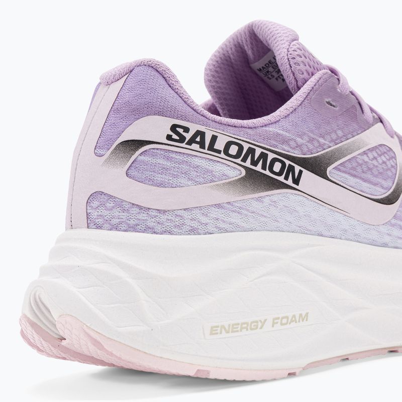 Scarpe da corsa da donna Salomon Aero Glide orchid bloom/rosa culla/bianco 9