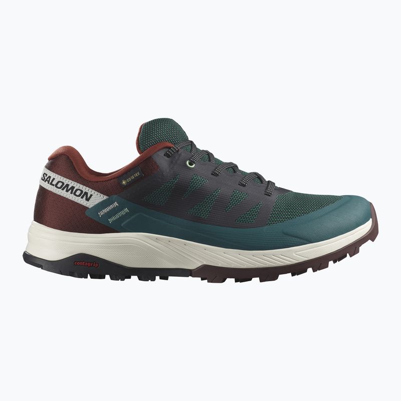 Salomon Outrise GTX, scarponi da trekking da uomo in ponderazione/cioccolato amaro 12