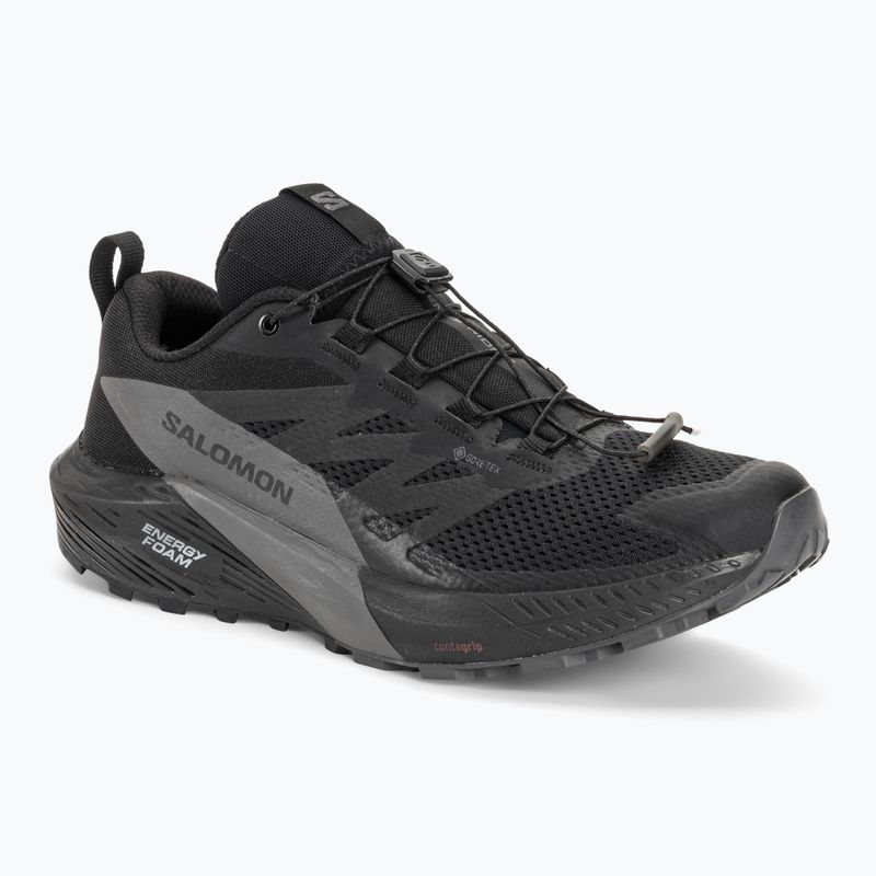 Scarpe da corsa da uomo Salomon Sense Ride 5 GTX nero/magnete/nero