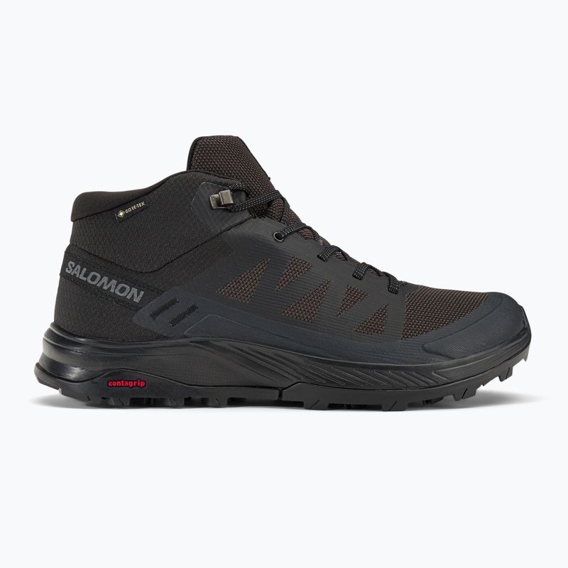 Scarpe da trekking da uomo Salomon Outrise Mid GTX nero/phantom 2